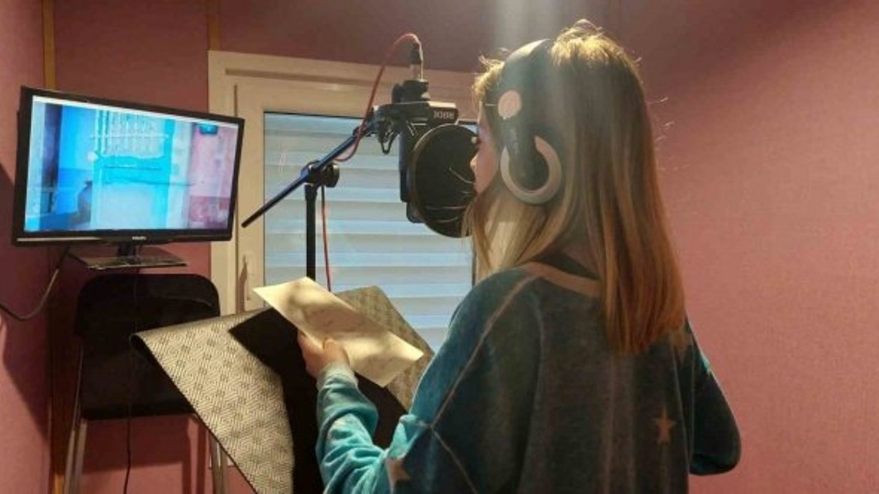 "Kral Şakir" hayranı çocuklar yeni film “Devler Uyanıyor” için stüdyoya girdi