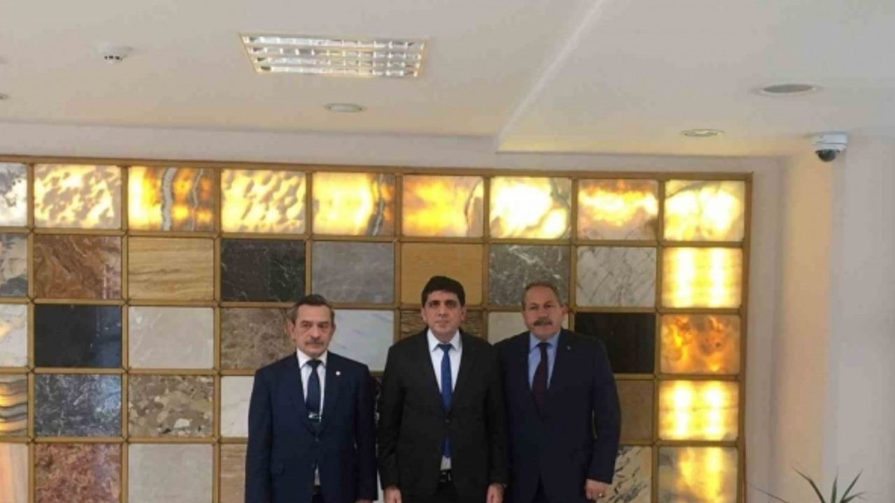 Rektör Alma’dan MTA Genel Müdürü Yanık’a ziyaret