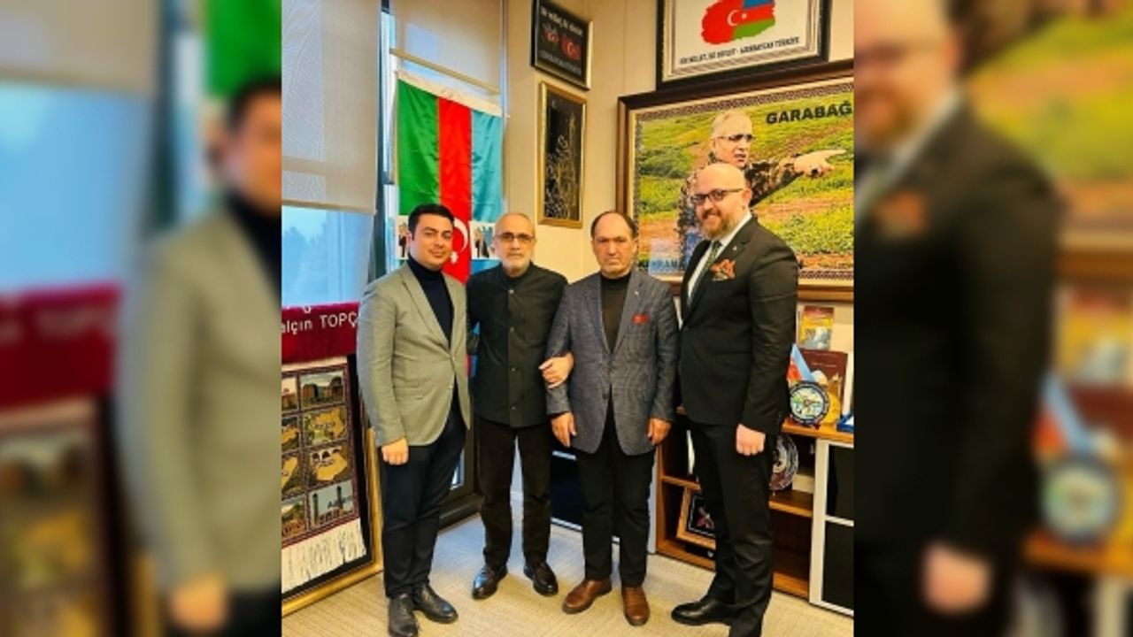 Şehit Öğretmen Aybüke Yalçın’ın babasından Cumhurbaşkanı Başdanışmanı Topçu’ya ziyaret