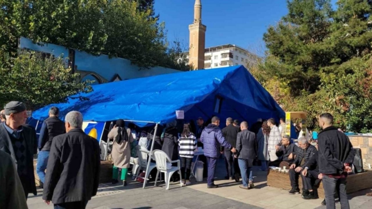 Silvan’da Filistinliler yararına yardım etkinliği düzenlendi