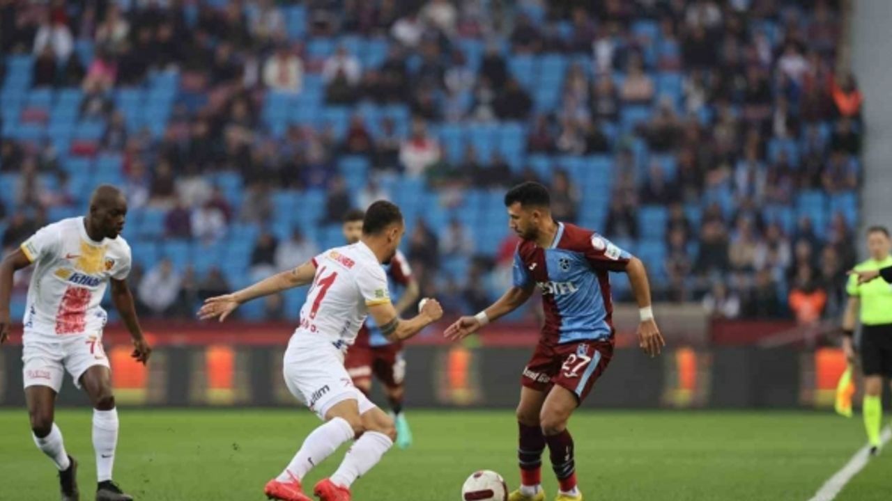 Trendyol Süper Lig: Trabzonspor: 0 - Kayserispor: 0 (İlk yarı )