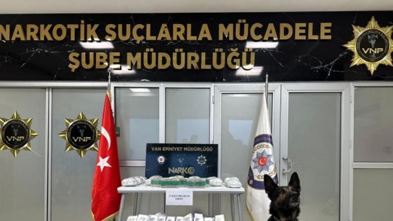 Van’da 161 kilo 500 gram uyuşturucu ele geçirildi