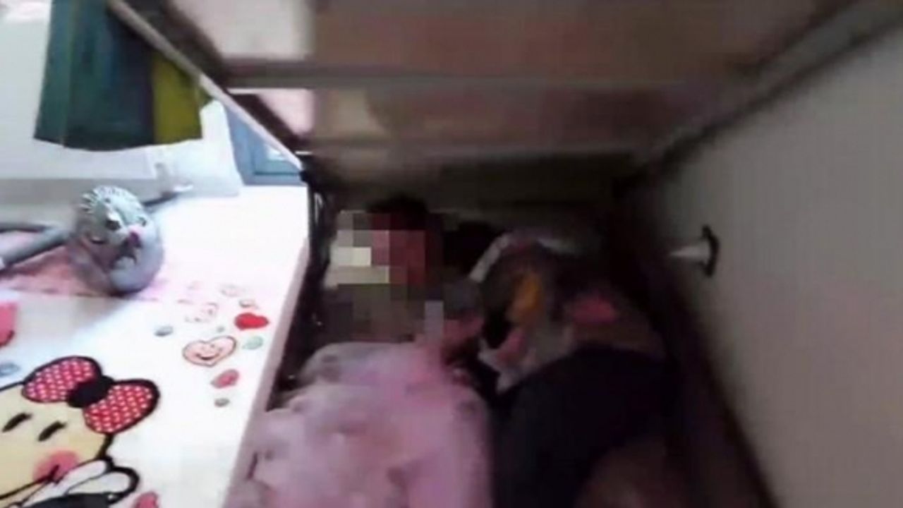 10 ilde 20 ayrı dosyadan aranan kadın bazanın altında saklanırken yakalandı