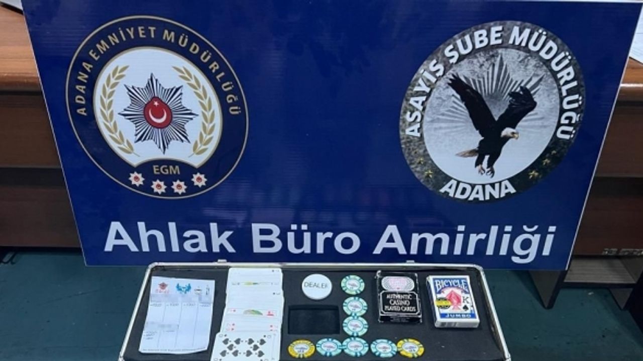 2023 yılında Adana’da polis "oyuncu" kılığına girip 381 kumarhane bastı