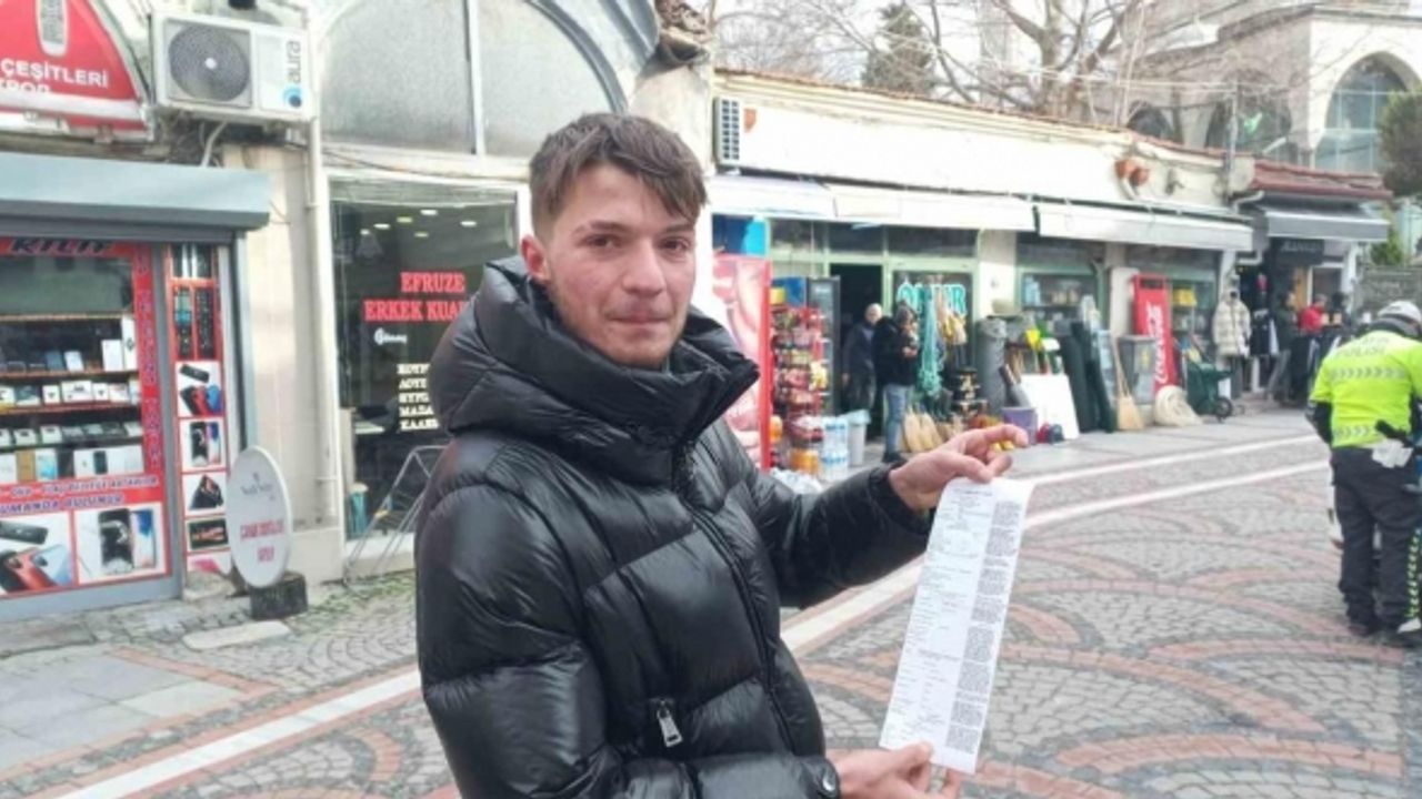 24 bin lira ceza yedi, "devlet sağ olsun" dedi