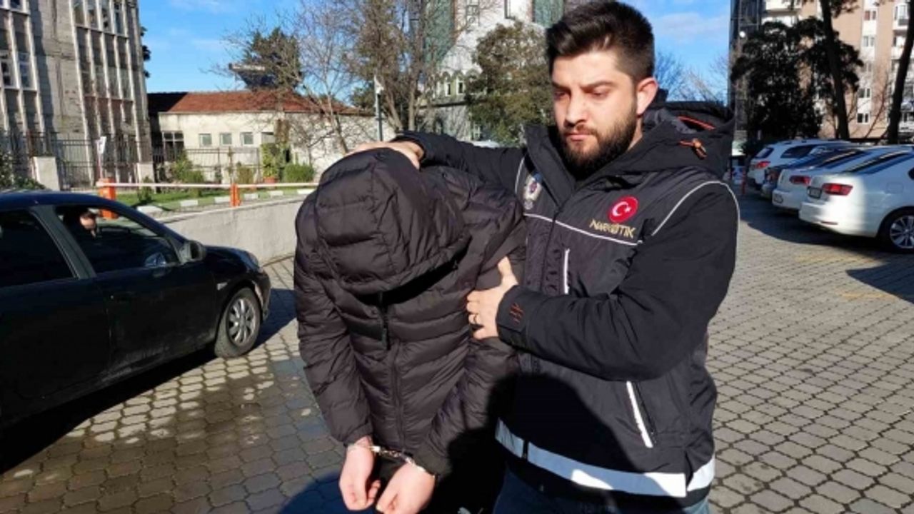 25 bin hapla ilgili gözaltına alınan şahıs tutuklandı