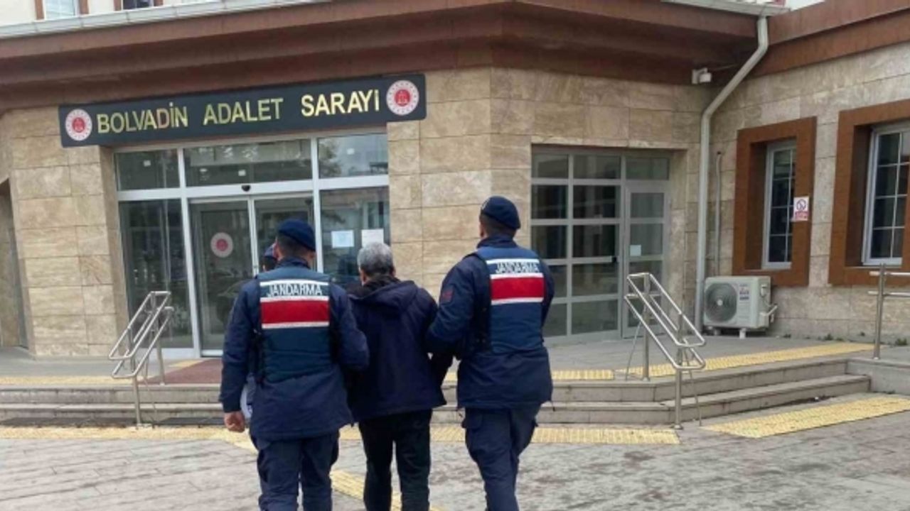 5 yıl hapis cezası ile aranana şahıs jandarma tarafından yakalandı