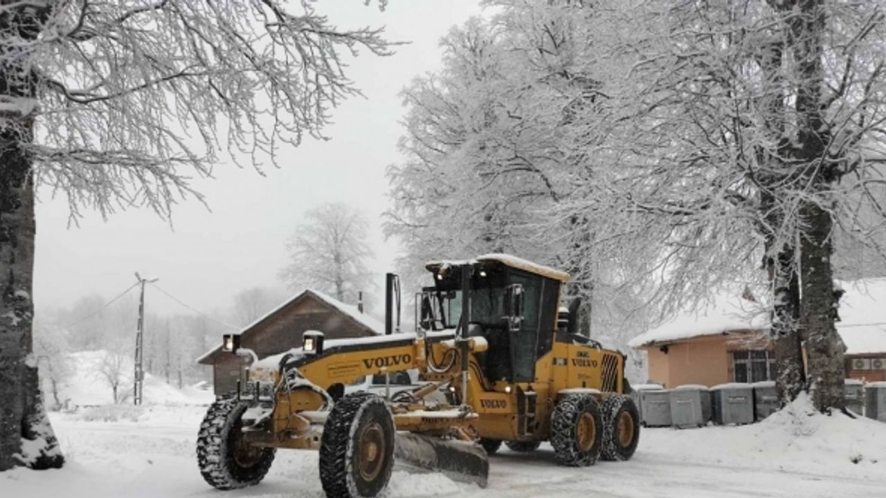 650 personel 275 iş makinesi karla mücadele görev alacak