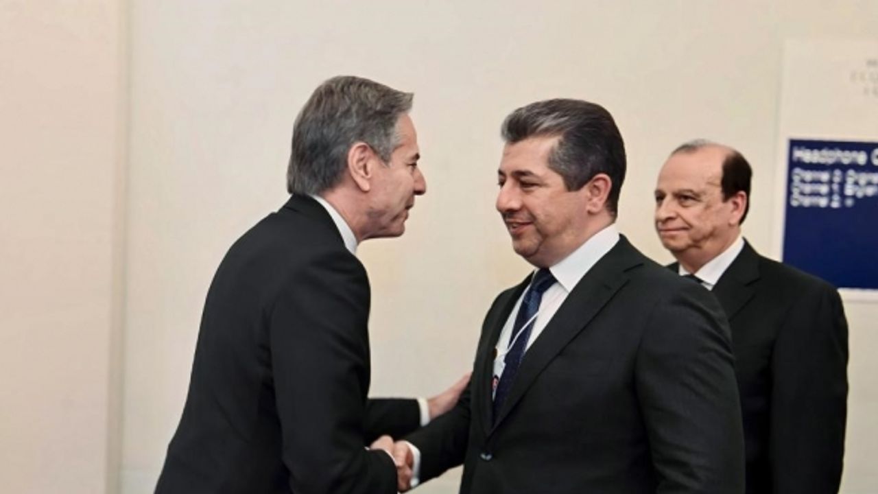 ABD Dışişleri Bakanı Blinken, IKBY Başbakanı Barzani ile bir araya geldi