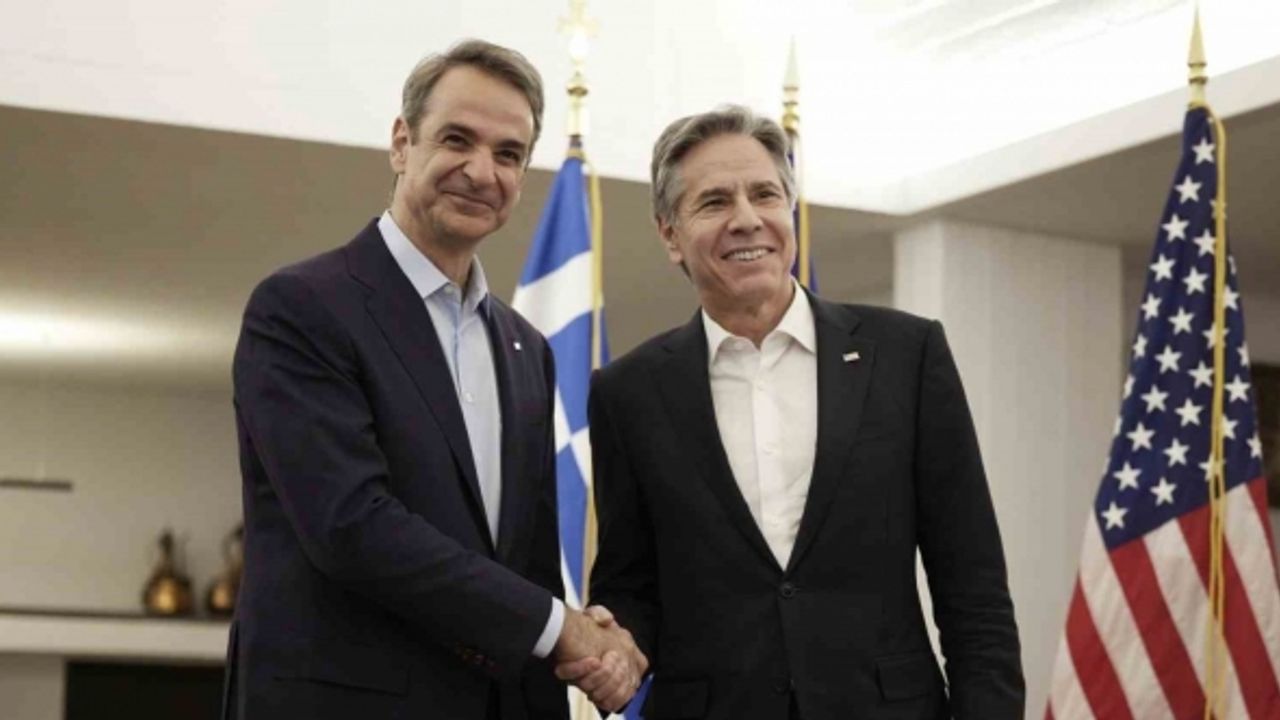 ABD Dışişleri Bakanı Blinken, Yunanistan Başbakanı Miçotakis ile görüştü