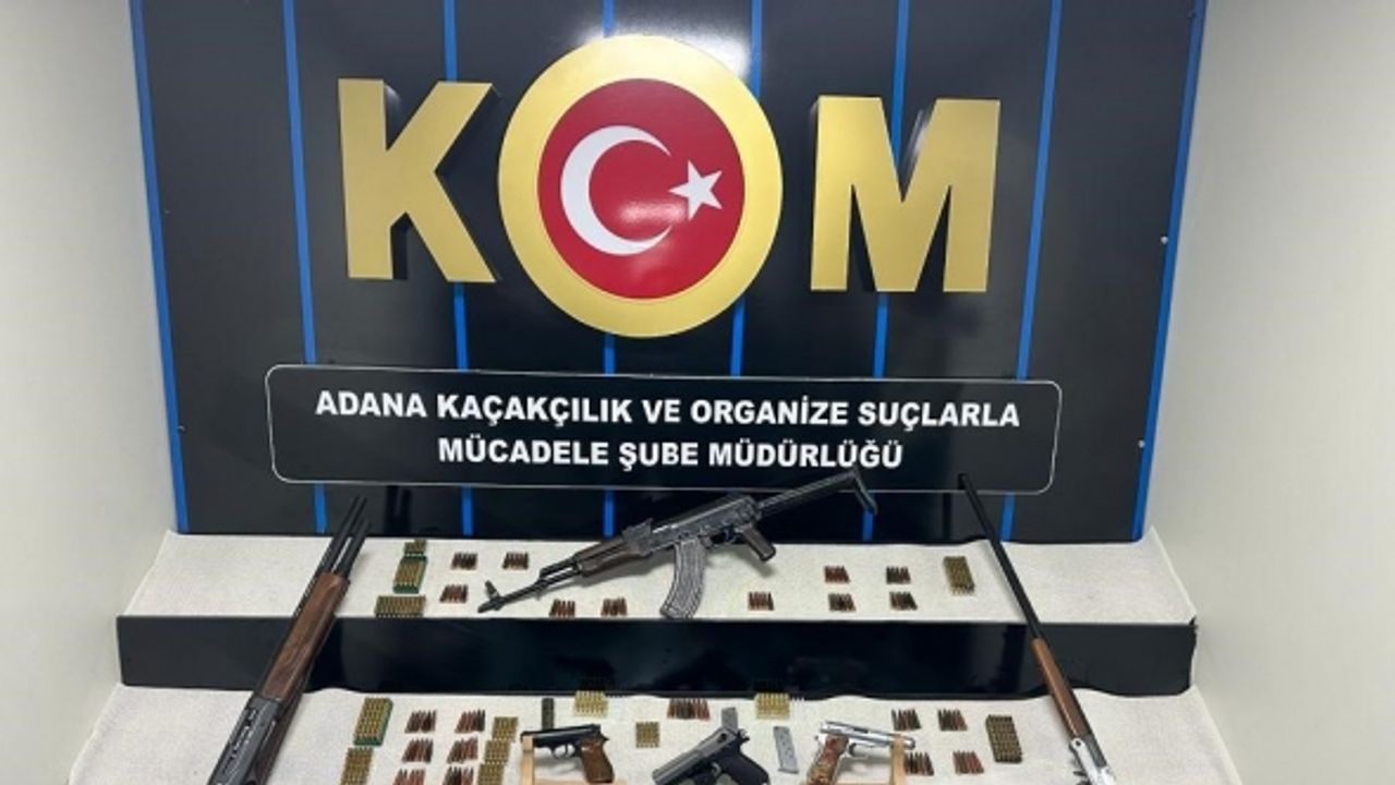 Adana’da silah ve mühimmat kaçakçılığı operasyonu: 1 tutuklama