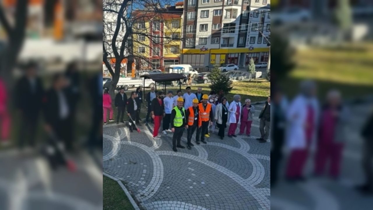 Ağız Diş Sağlığı Uygulama ve Araştırma Merkezinde deprem, yangın ve bina tahliye tatbikatı