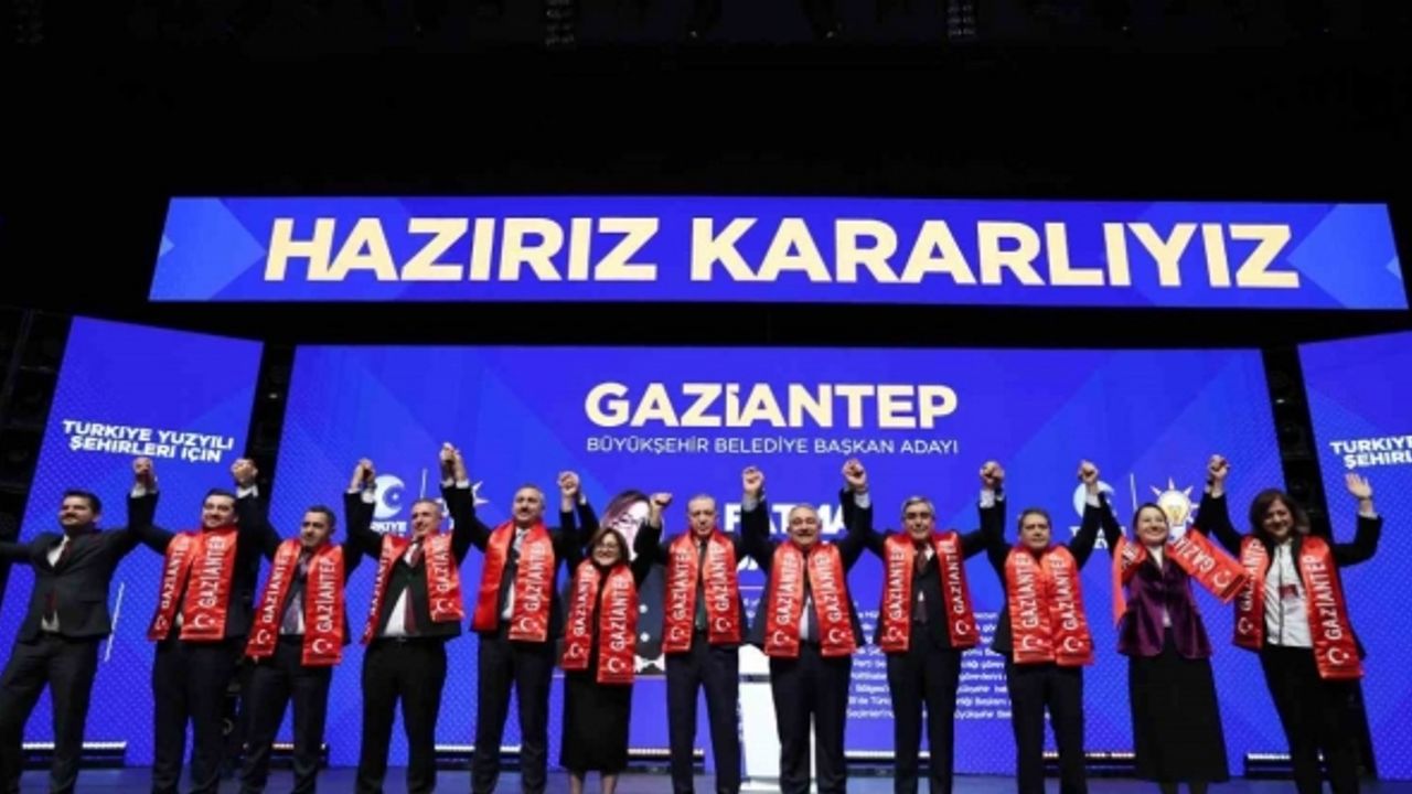 AK Parti Gaziantep Büyükşehir Belediye Başkan Adayı Fatma Şahin oldu.