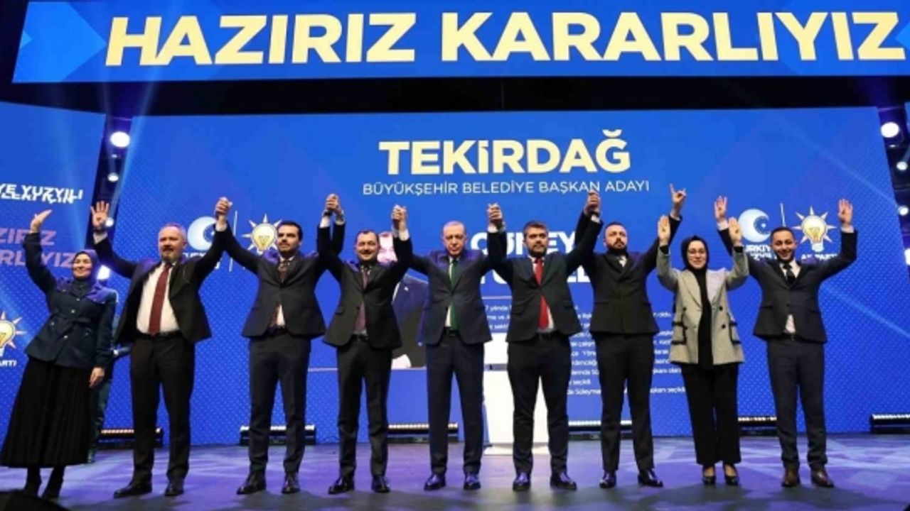 AK Parti Tekirdağ Büyükşehir Belediye Başkan Adayı Cüneyt Yüksel oldu.