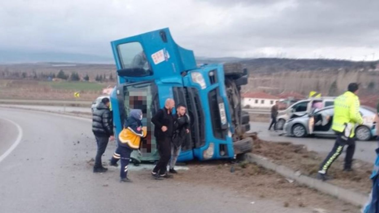 Amasya’da kargo araçlarının da karıştığı iki ayrı kaza: 1 ölü, 3 yaralı