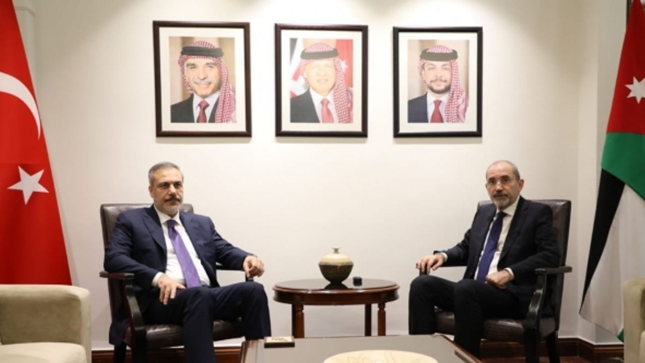 Bakan Fidan, Ürdünlü mevkidaşı Safadi ile görüştü