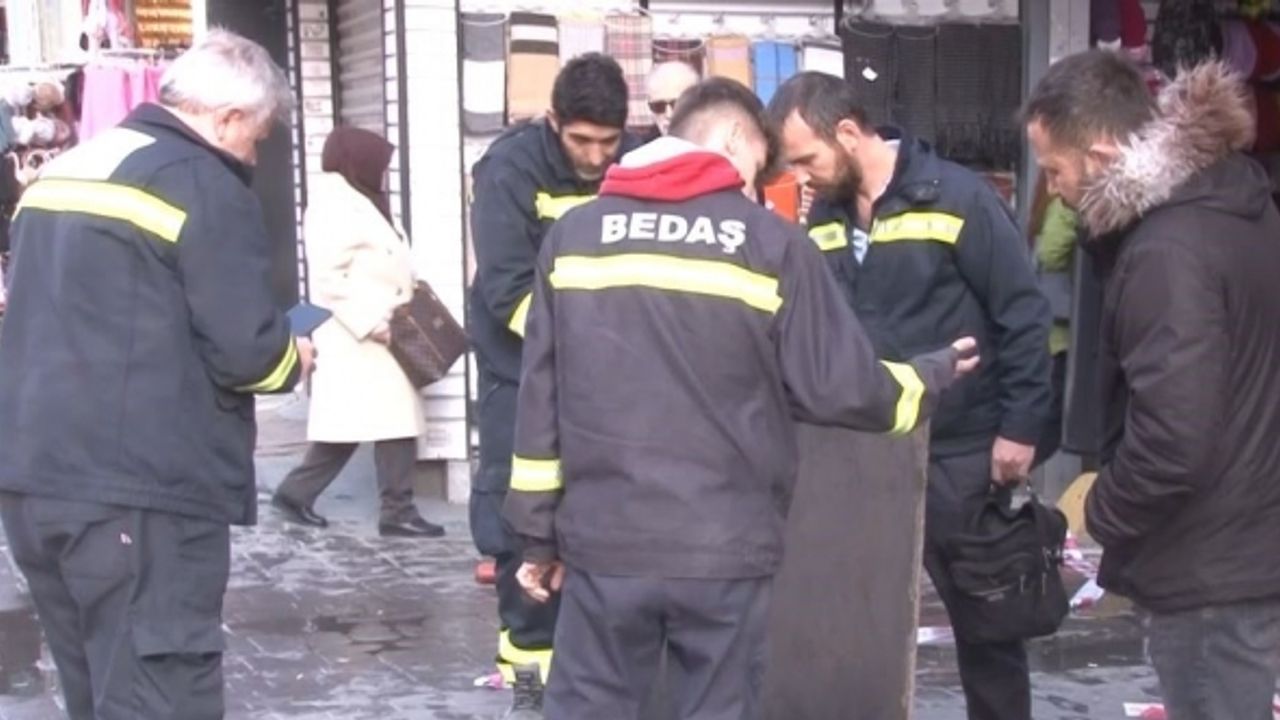 Bakırköy Yeraltı Çarşısı’nda yangın: 2 kişi dumandan etkilendi