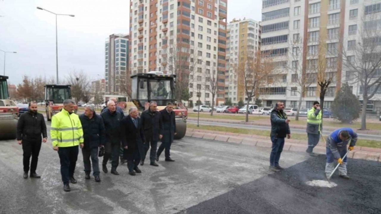 Başkan Büyükkılıç’tan 6 milyon TL’lik asfalt yenileme çalışmalarına yakın takip