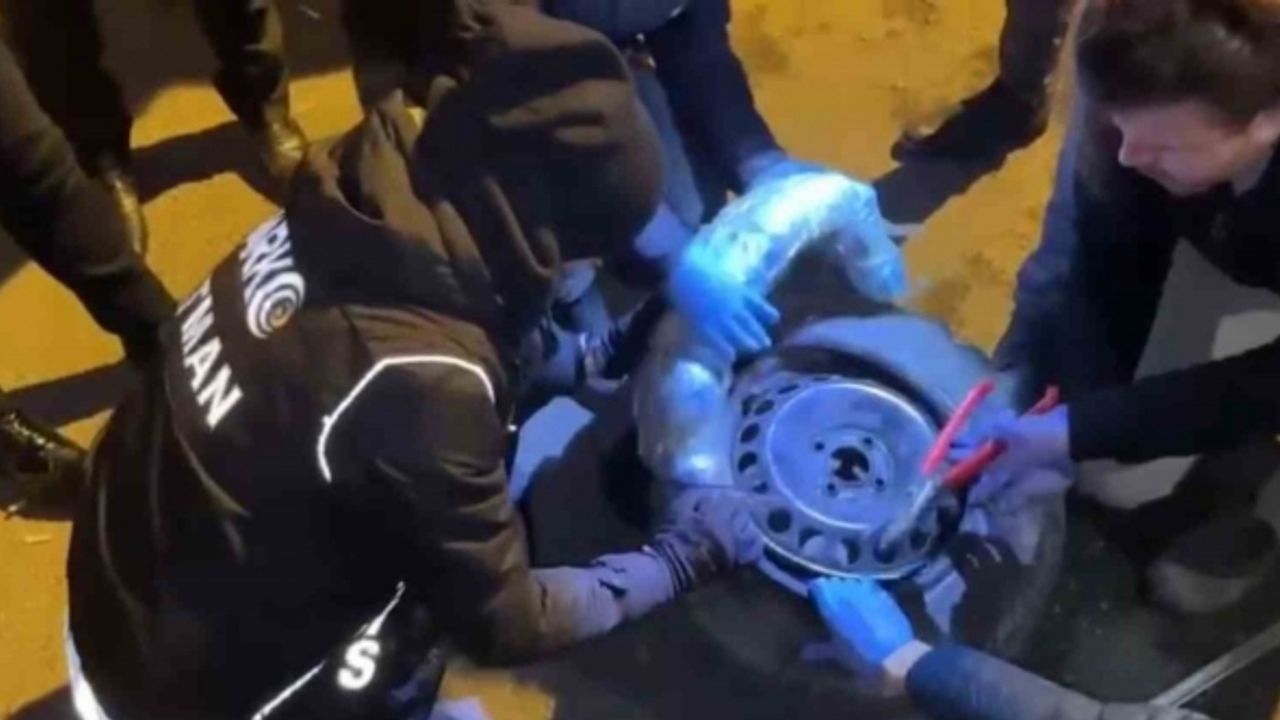 Batman’da buzdolabı ve stepneye zulalanmış 124 kilo uyuşturucu ele geçirildi