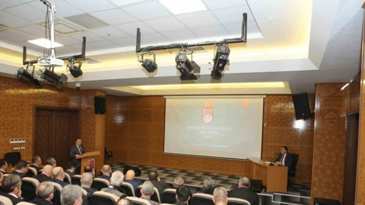Bayburt’ta İl Koordinasyon Kurulu 2024 yılı 1. Dönem Toplantısı yapıldı