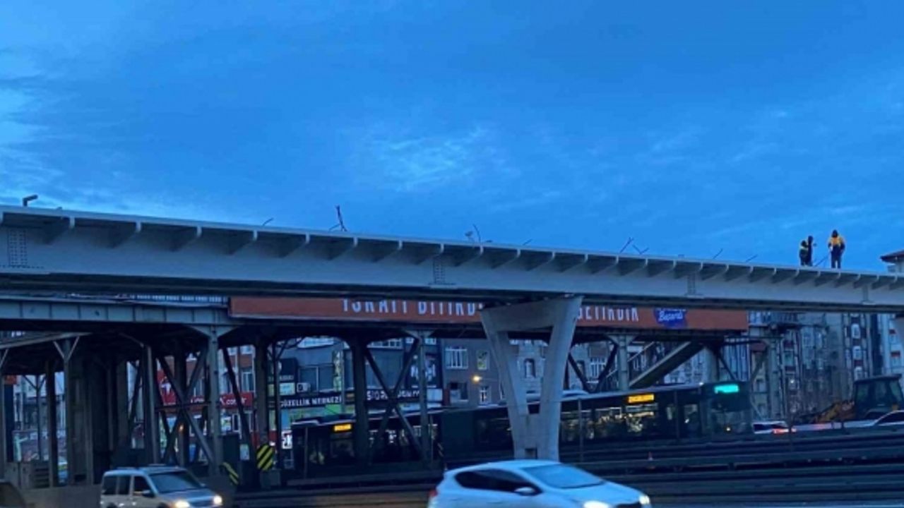 Beşyol metrobüs durağı yenileme çalışması mart ortasına kadar devam edecek
