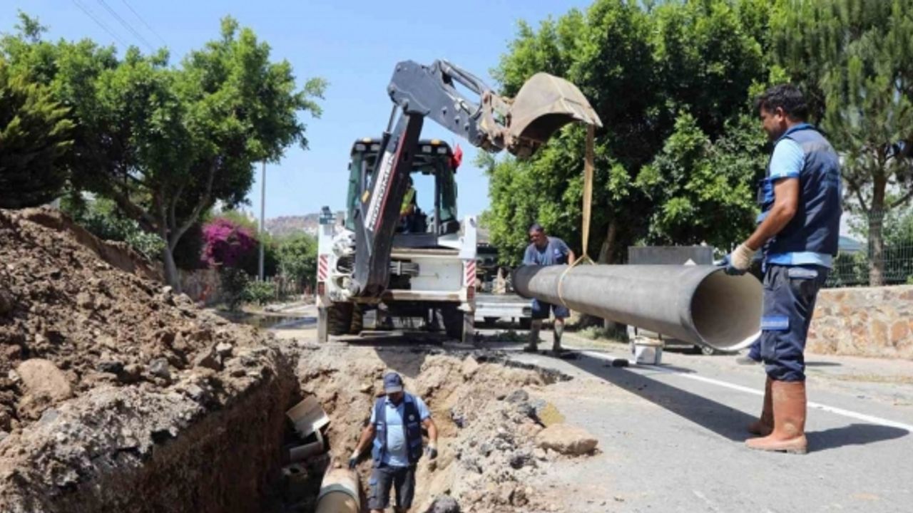 Bodrum’una kayıp-kaçağı için 34 Km yeni içme suyu hattı yapıldı