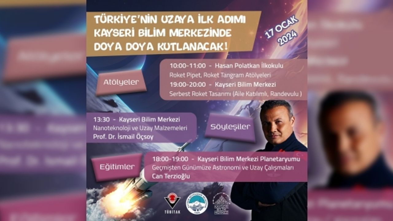 Büyükkılıç: "Uzaya ilk yolculuk, Kayseri Bilim Merkezi’nde heyecanla kutlanacak"