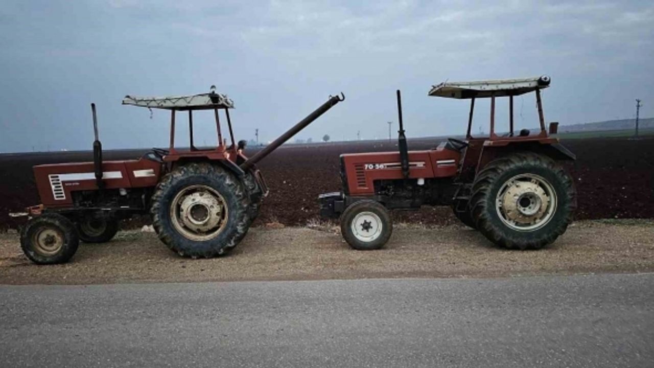 Çalınan iki traktör için 45 kilometrelik mesafede 100’den fazla kamera kaydı incelendi