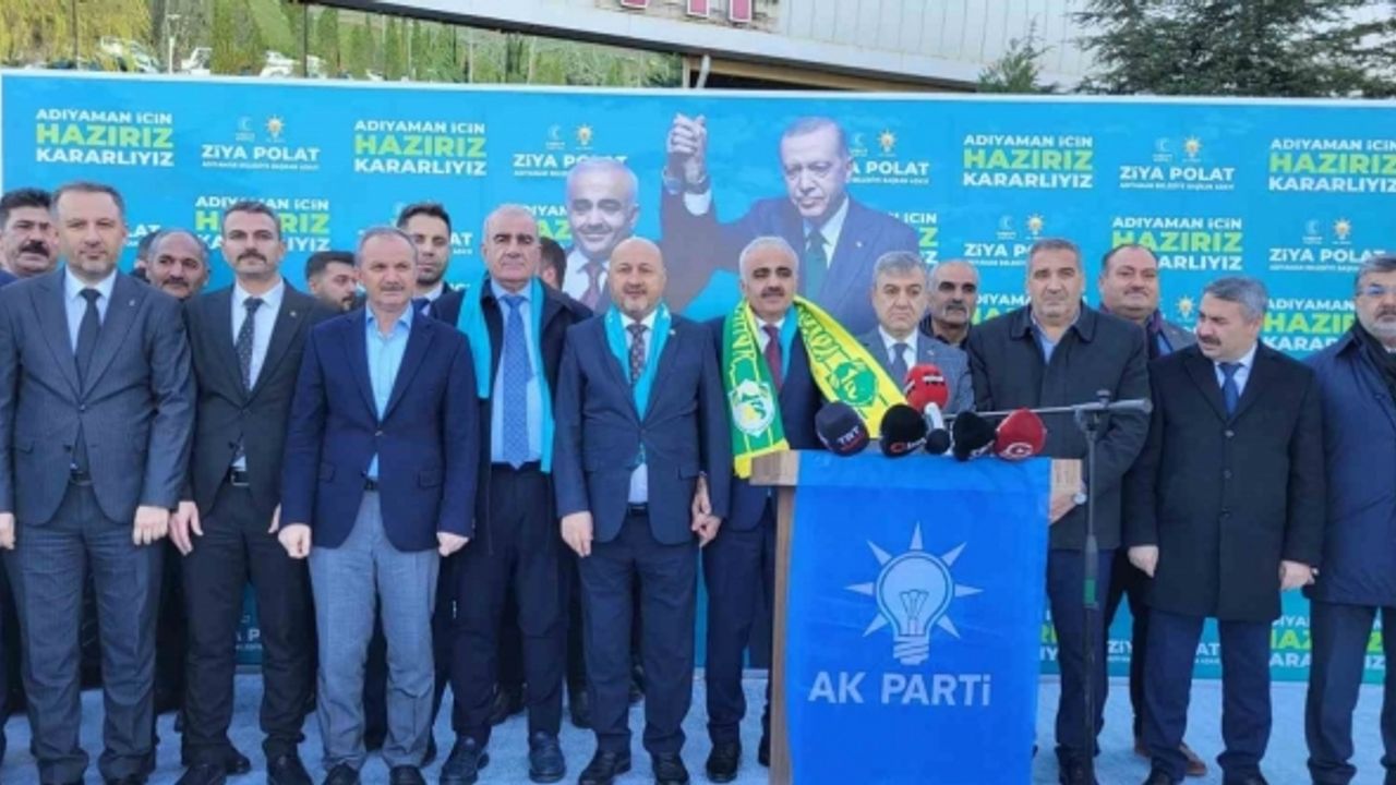 Cumhur İttifakı ve AK Parti Adayı Ziya Polat’a coşkulu karşılama