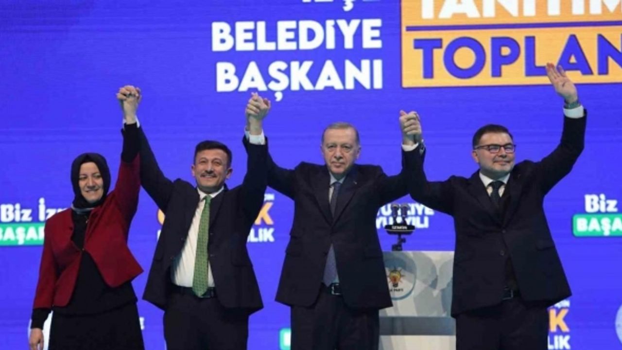 Cumhurbaşkanı Erdoğan İzmir ilçe belediye başkan adaylarını açıkladı