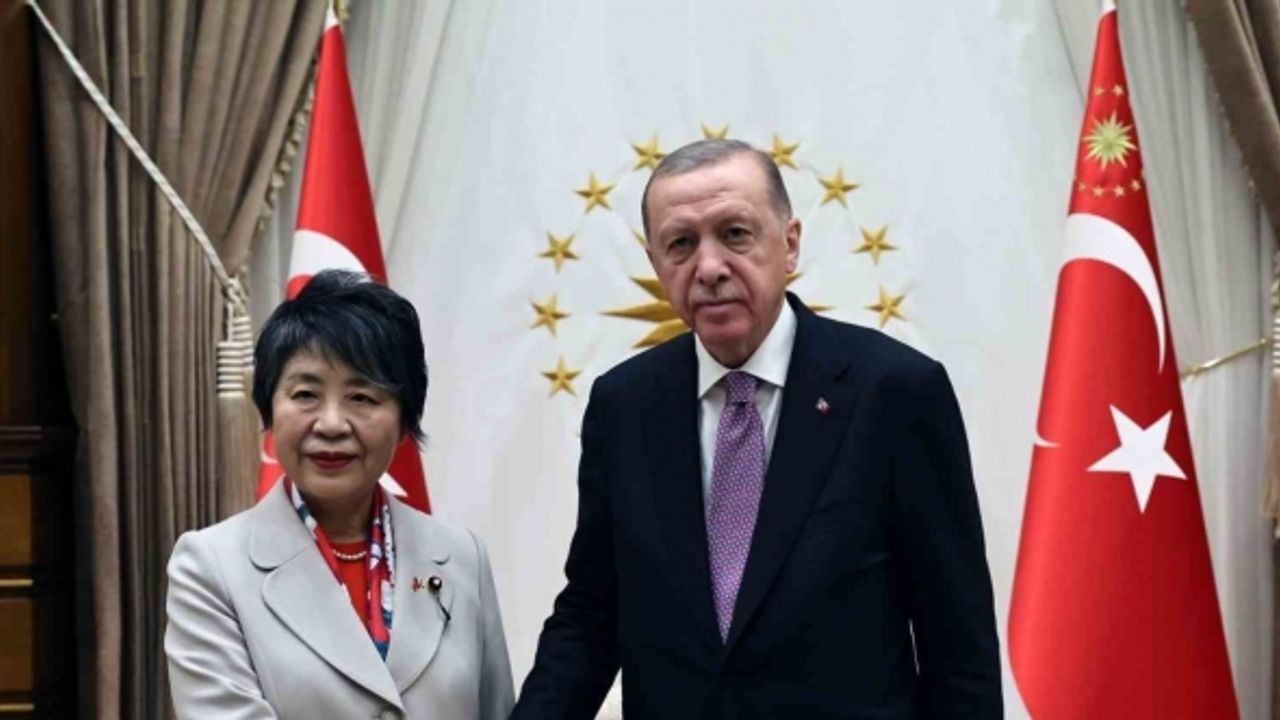 Cumhurbaşkanı Erdoğan, Japonya Dışişleri Bakanı Yoko’yu kabul etti