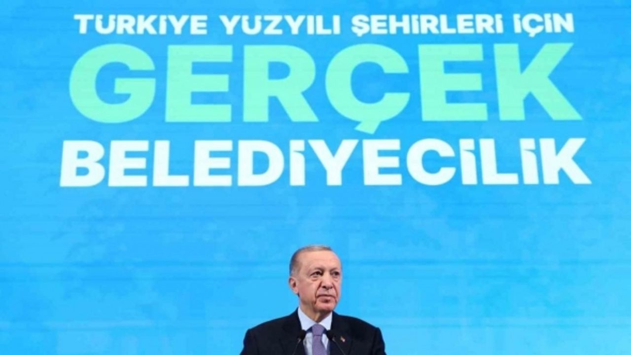 Cumhurbaşkanı Erdoğan: "Şehirlerimizi algı belediyeciliğinden kurtarıp gerçek belediyecilikle buluşturmak için var gücümüzle çalışıyoruz"