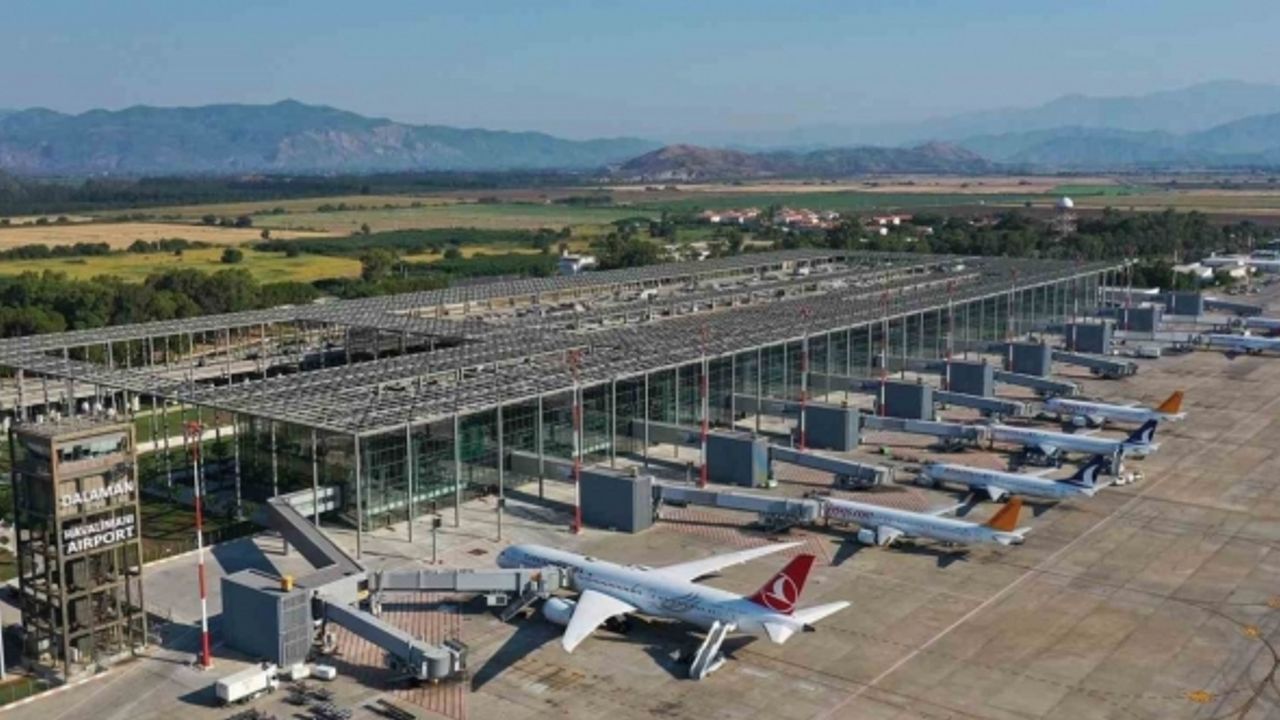 Dalaman Havalimanı’ndan 2023 yılında 5 milyon 247 bin 488 kişi uçtu