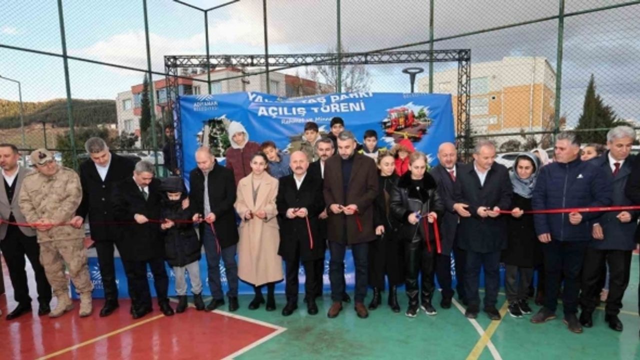 Depremde hayatını kaybeden Milletvekili Yakup Taş Parkının açılışı yapıldı