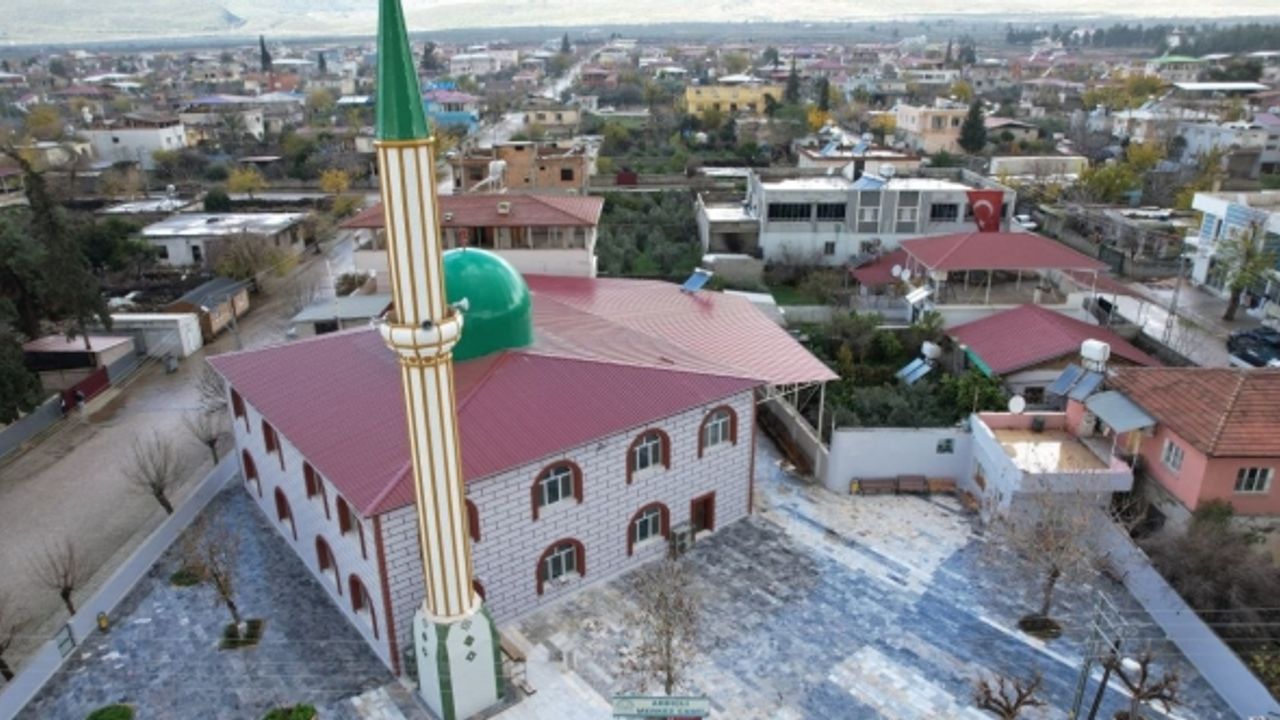 Depremde yıkılan camideki yüzde 25’lik sapma yeni camide düzeltildi