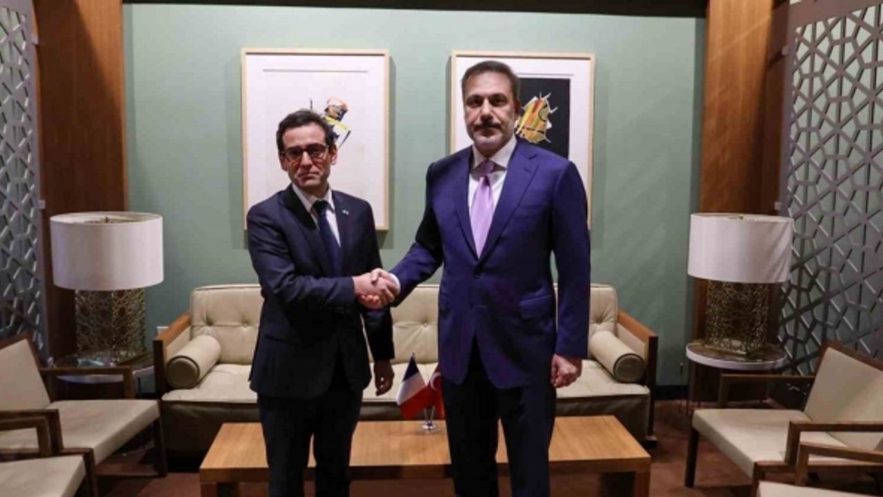 Dışişleri Bakanı Fidan, BM Genel Sekreteri Antonio Guterres ve Fransa Dışişleri Bakanı Stéphane Séjourné ile görüştü