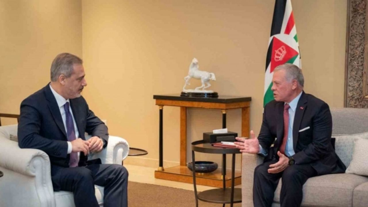 Dışişleri Bakanı Fidan, Ürdün Kralı II. Abdullah tarafından kabul edildi
