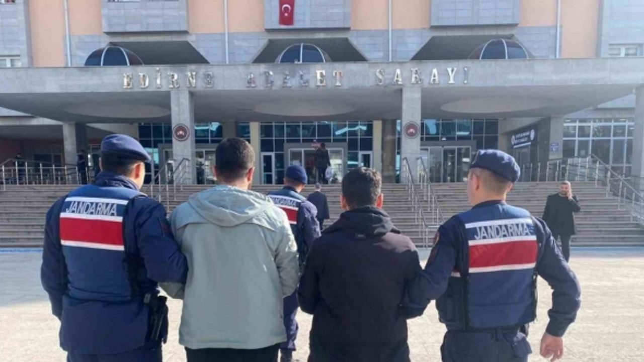 Edirne’de marketten hırsızlık yapan şüpheliler yakalandı