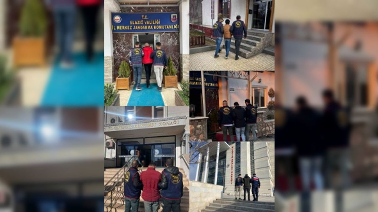 Elazığ’da jandarma son bir yılda 426 şüpheliyi yakaladı