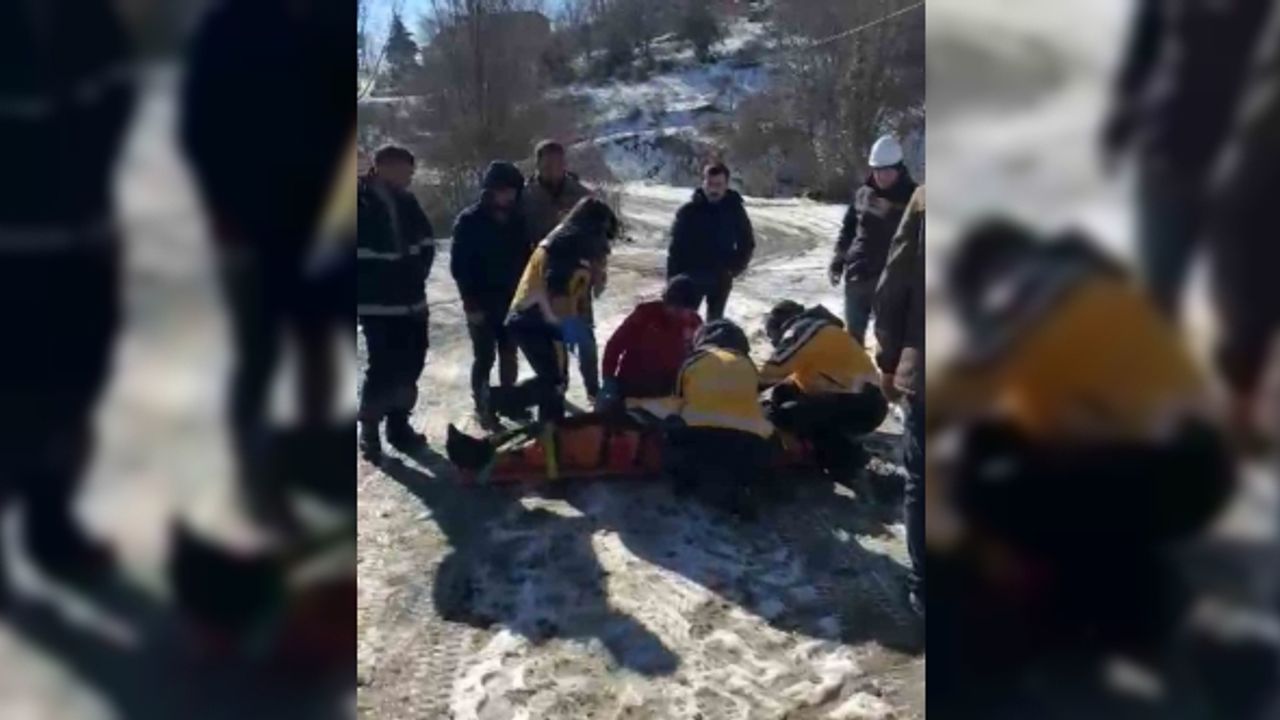 Elektrik akımına kapılan vatandaşın yardımına ambulans helikopter yetişti