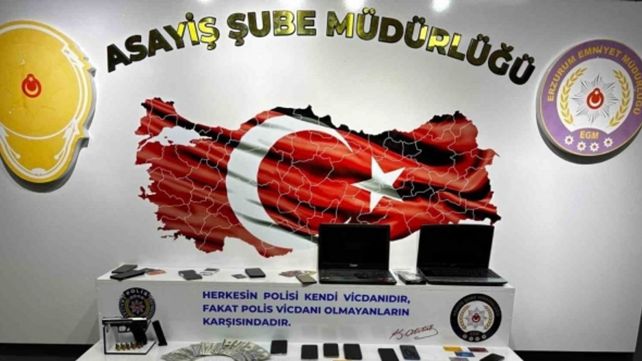 Erzurum merkezli 10 ilde dolandırıcılık operasyonu