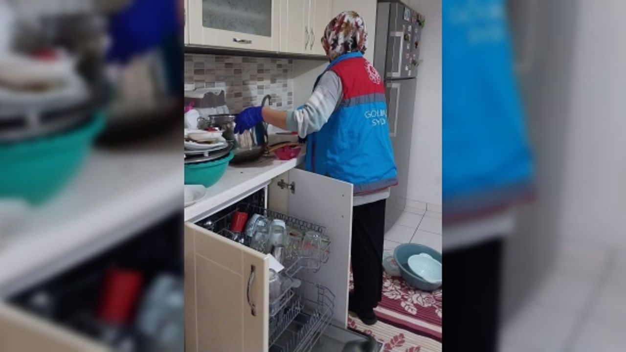 Evde bakım ve temizlik hizmetleri devam ediyor