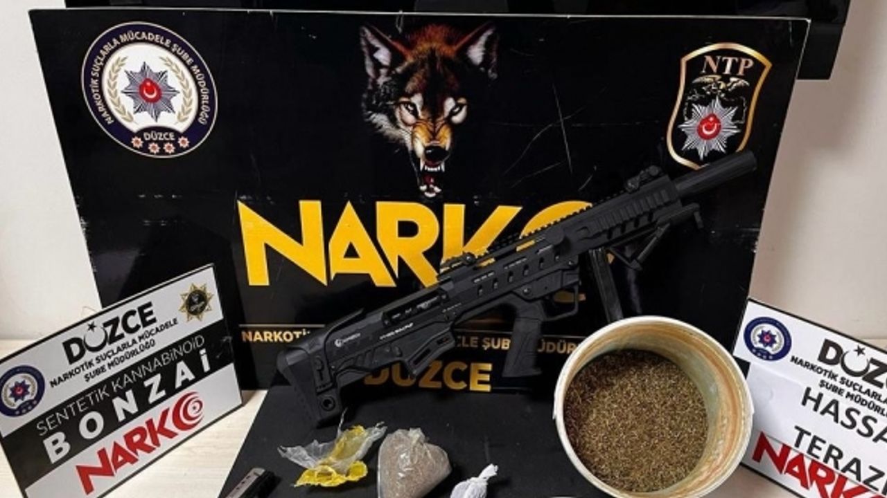 Eve yapılan baskında 460 gram uyuşturucu ele geçirildi