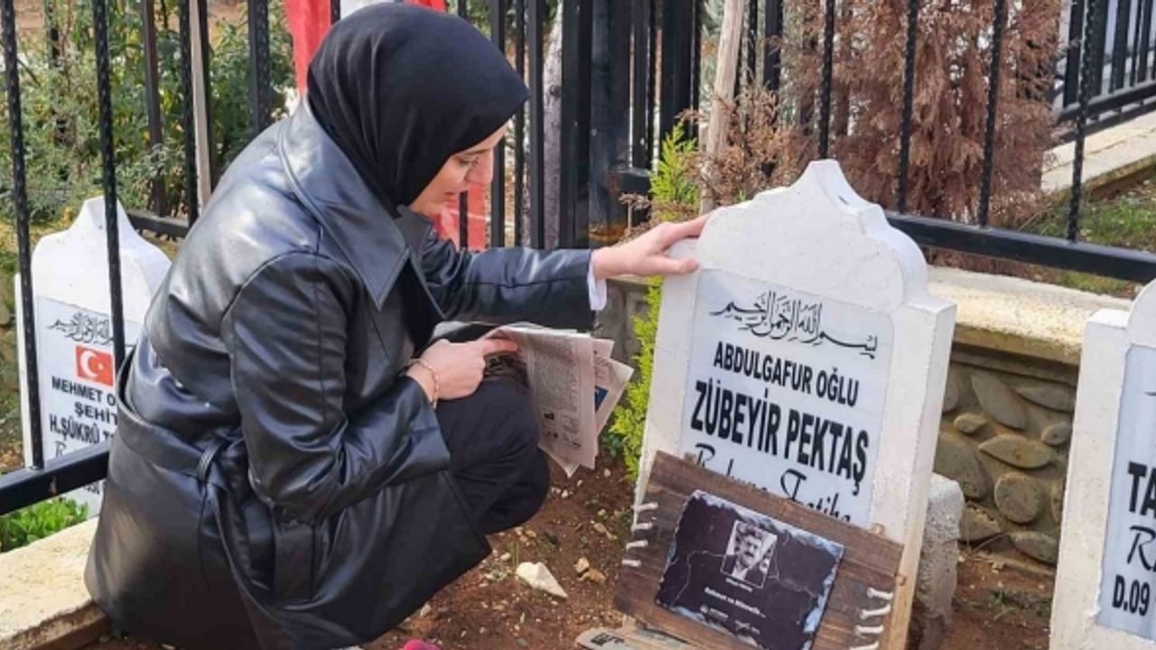 Genç kadın babasının emaneti olan gazeteye sahip çıktı