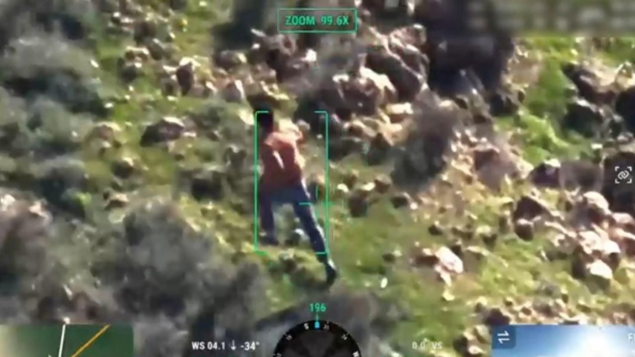 Kaçan hükümlü uyuşturucu taciri dron yardımı ile yakalandı