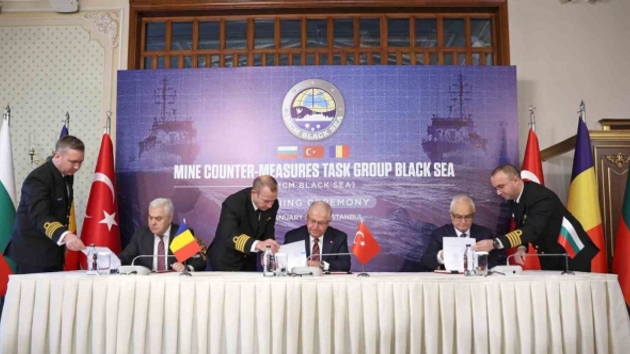 Karadeniz Mayın Karşı Tedbirleri Görev Grubu Mutabakatı imzalandı