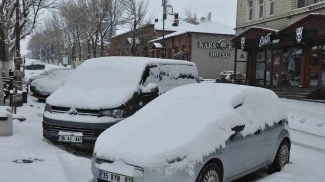 Kars kara teslim, 69 köy yolu ulaşıma kapandı