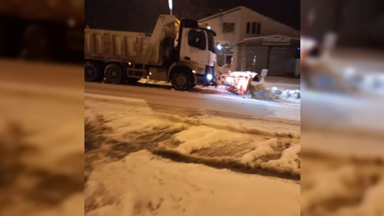 Kastamonu’da kar yağışı etkili oldu, sürücüler zor anlar yaşadı