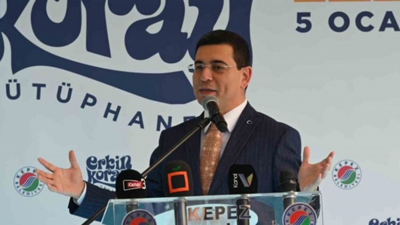 Kepez’de yılın ilk açılışı: Erkin Koray Kütüphanesi