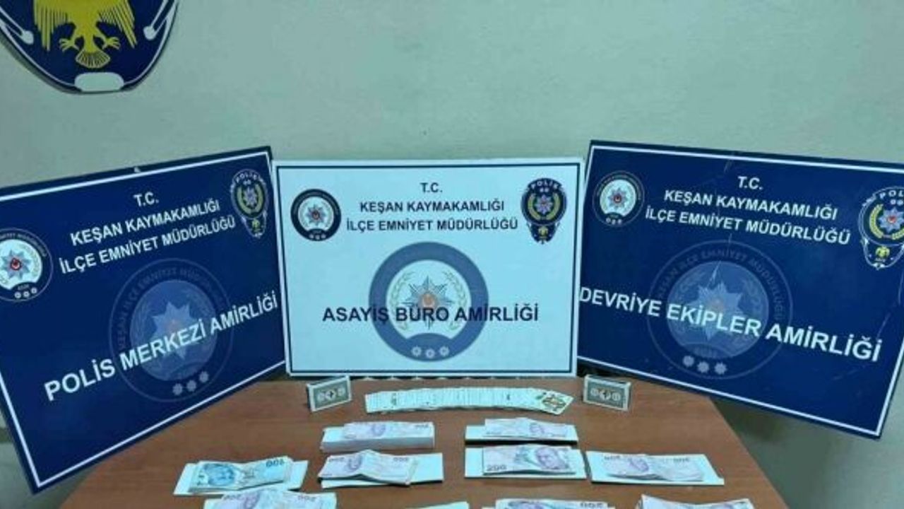 Keşan’da kumar oynadıkları belirlenen 11 kişiye 44 bin 605 TL ceza kesildi